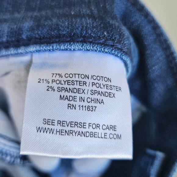 Lila Ryan Straight Leg Medium Wash Jeans Size 33 Distressed Cortland Ankle - Picture 10 of 11